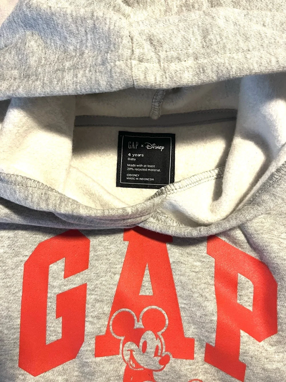 GAP x Disney Mickey Hooded Sweatshirt